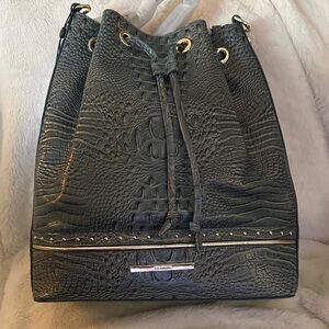 NWT Brahmin Marlowe Slate Stratos with 6 eyes!
